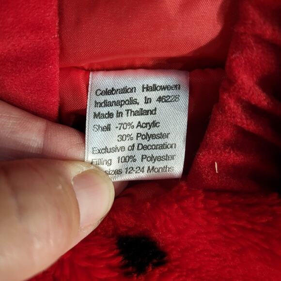 Ladybug and bumblebee kids hoodie halloween costumes size 12-24 months - Picture 3 of 7